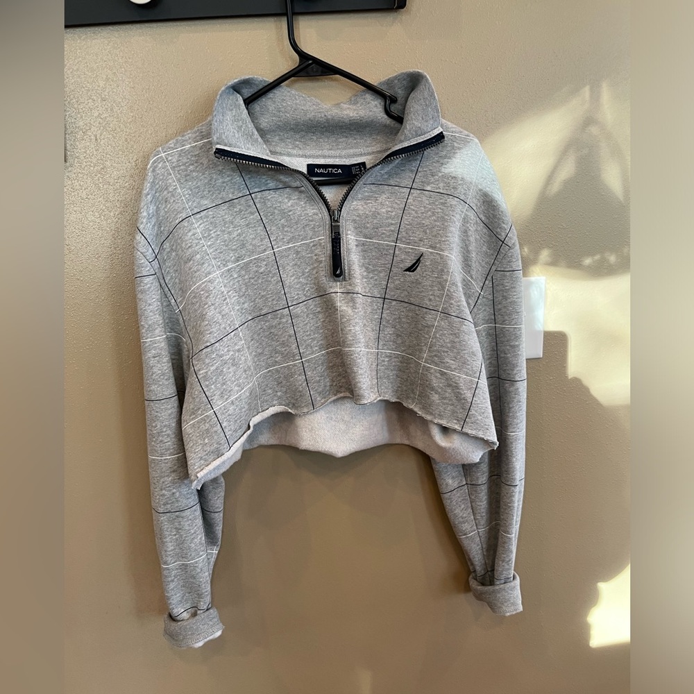 Cropped Nautica 1/4 Zip